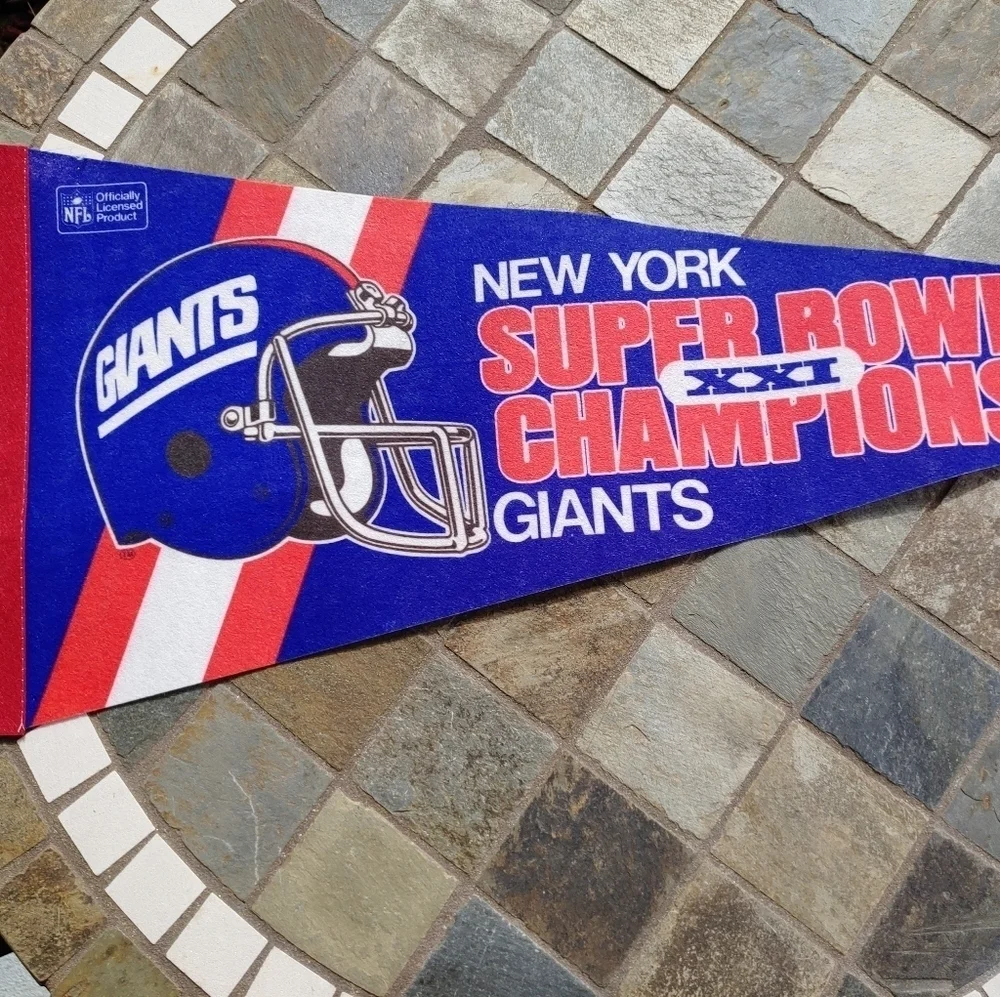 NEW YORK GIANTS BANNER CHAMPIONSHIP FLAG